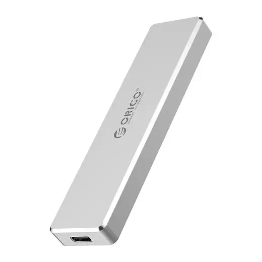 Enclosure SDD M.2 Orico, M-Key, USB-C 3.1 Gen.2, 10Gbps (silver)