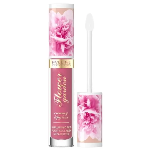 Eveline Cosmetics, Flower Garden, Glossy, Lip Gloss, 03, Magnolia Charm, 4.5 ml