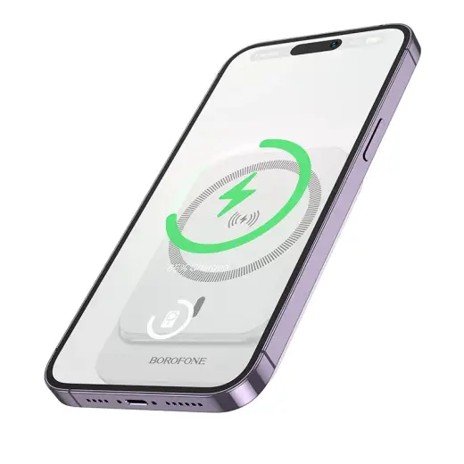 Borofone 10000mAh powerbank USB | USB-C | QC | 22.5W | Magsafe | white