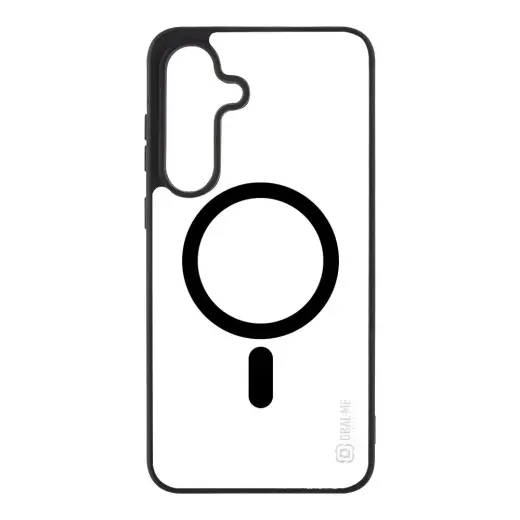 OBAL:ME MagNetix Outline telefono dėklas su MagSafe palaikymu Samsung Galaxy S25 FE (S731) juodas