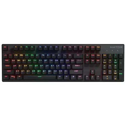Hator HTK204UA Icefall Mecha Rainbow 104 Wireless gaming keyboard ENG/UA/RU