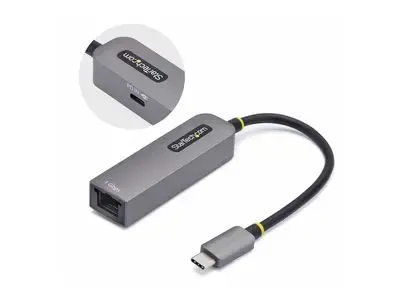StarTech.com USB-C to Ethernet Adapter, NIC, 1Gbps - network adapter - USB-C 3.2 Gen 1 - Gigabit Ethernet + USB-C 3.2 Gen 1