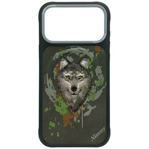 Nimmy Wilk MagSafe case for iPhone 17 Pro, dark gray