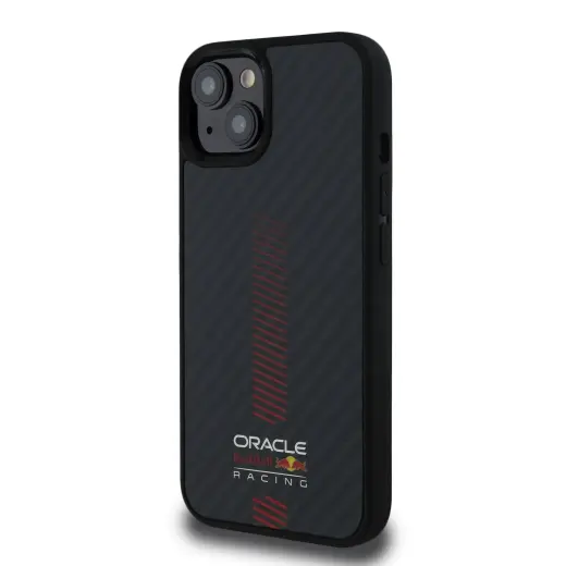 Red Bull Carbon Powerbar telefona maciņš priekš iPhone 13 melns ar MagSafe atbalstu