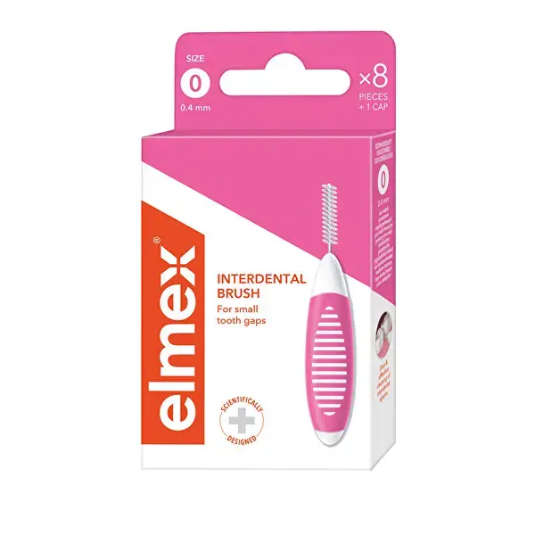 Elmex Interdental Brush Interdental Brushes 0.4 Mm 8 Pc