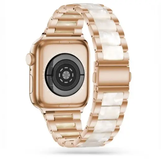 Tech-Protect Modern bracelet for Apple Watch 4 | 5 | 6 | 7 | 8 | 9 | SE (38|40|41 mm) - gold-pearl