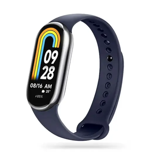 Tech-Protect IconBand nutikella rihm Xiaomi Smart Band 8/8 NFC jaoks | silikoonist | tumesinine