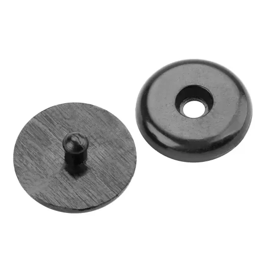 Seat belt buckle stopper - black