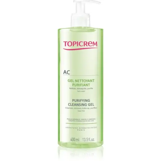 Topicrem AC Purifying Gel Combination to Oily Skin 400ml