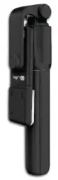 Selfie statīvs Quik QS-621 ar lampu Black