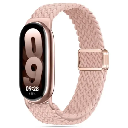Tech-Protect NylonMag Strap for Xiaomi Smart Band 8 | 9 | NFC - Pink