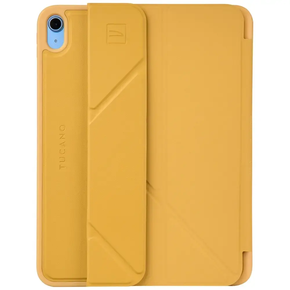 Tucano Bamboo Case for iPad 11“ A16 (2025) / iPad 10.9” 10th Gen. (2022) yellow