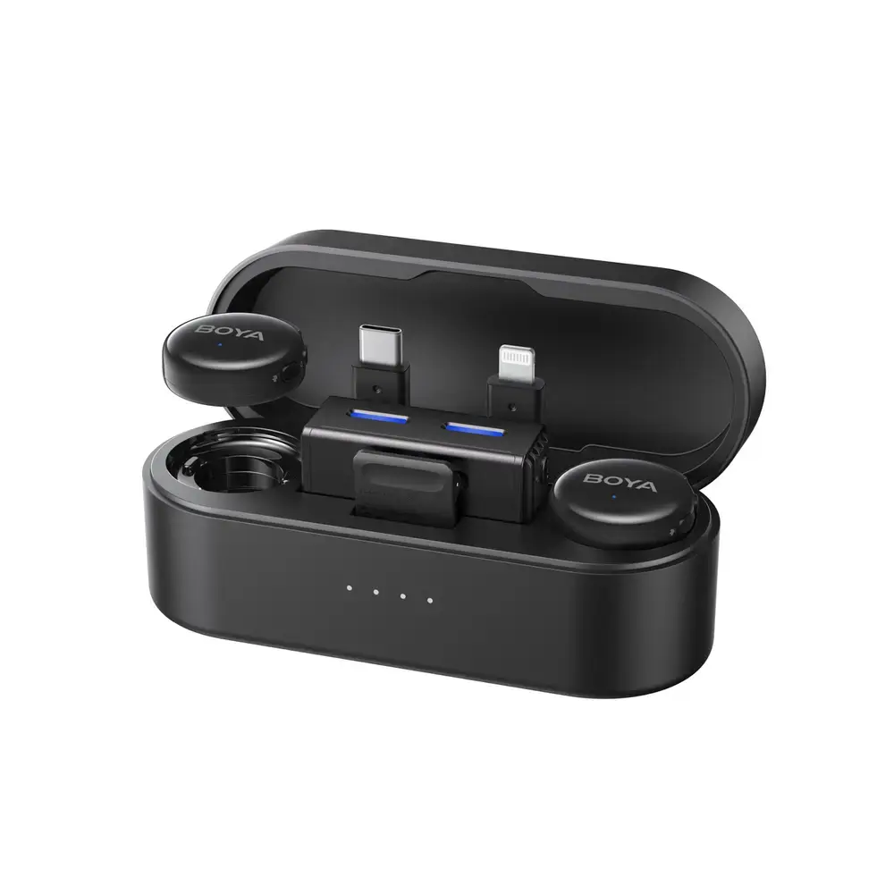 Mikrofon BOYA BOYALINK 3-02 bezprzewodowy 2.4GHz USB-C - czarny