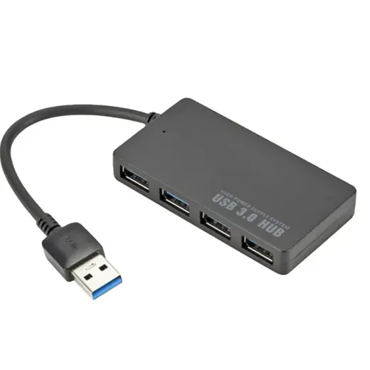 Fusion USB 3.0 sadalītājs uz 4 x USB 3.0 melns
