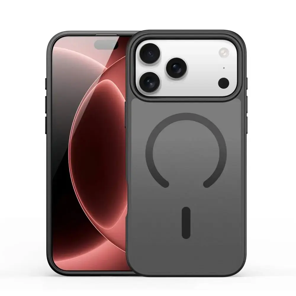 Dux Ducis YIND phone case with MagSafe support for iPhone 17 Pro Max | iPhone 18 Pro Max black