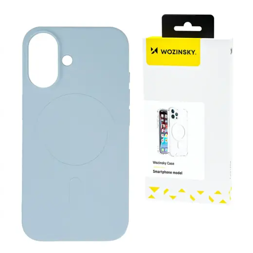 Wozinsky Silicone чехол с поддержкой MagSafe для телефона Samsung Galaxy S24 FE (S721) синий