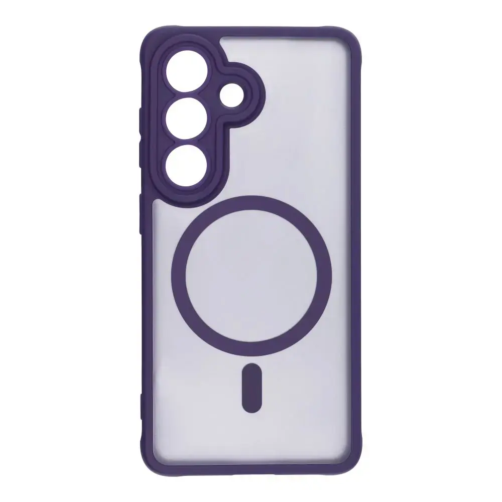 Full Matte Mag phone case with MagSafe support for Samsung Galaxy S26 (S942) purple