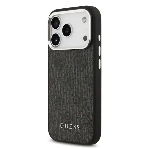Guess 4G maciņš ar MagSafe atbalstu telefonam iPhone 17 Pro melns