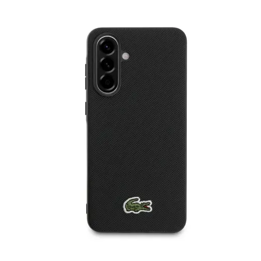 Lacoste Iconic Petit Pique Woven Logo чехол для телефона Samsung Galaxy A56 черный