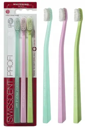 Swissdent Verbier Soft Whitening Toothbrush 2 + 1 FREE