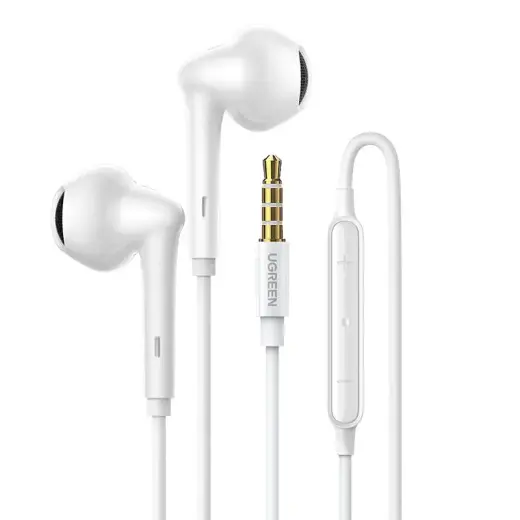 Ugreen In -Ear 3.5mm Mini Jack Earphones with Remote and Mic white (EP101 60692)