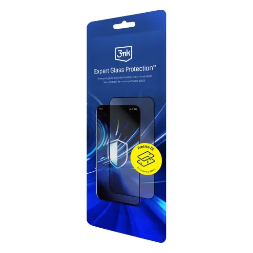 3mk Expert Glass Protection™ tempered glass for phone Galaxy S25 Edge with applicator