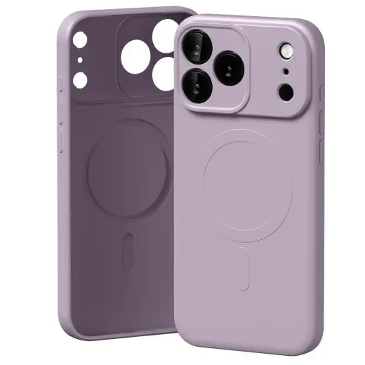 Mercury Semi-Silicone maciņš ar MagSafe atbalstu telefonam iPhone 17 Pro Max lavender pelēks