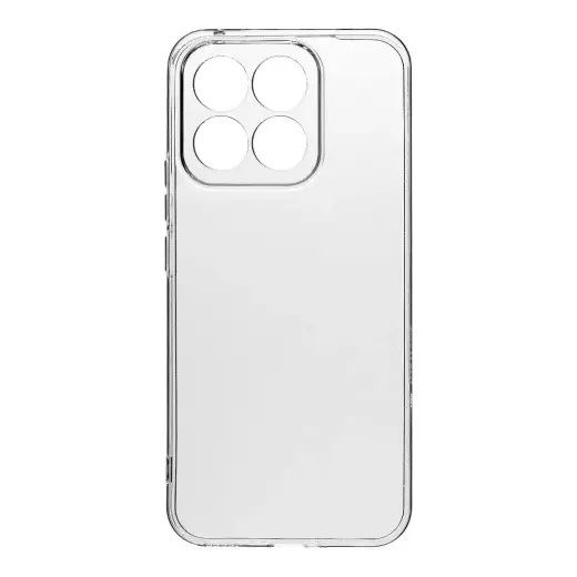 Тактический TPU чехол для телефона Honor X8c прозрачный