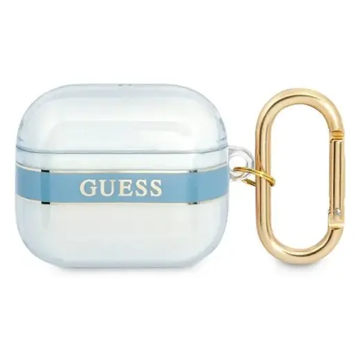 Guess GUA3HHTSB AirPods 3 cover niebieski|blue Strap Collection