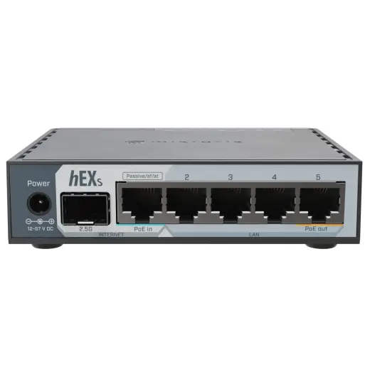 MikroTik hEX S (2025 version) with RouterOS L4 4752224009753