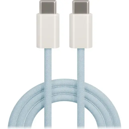 Maxlife MXUC-06 datu pārraides un uzlādes vads | USB-C uz USB-C | 20W | 1m | zils