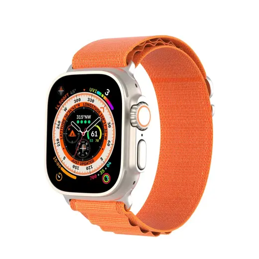 Dux Ducis GS ремешок для умных часов Apple Watch (42/44/45/49 mm) | нейлоновый | оранжевый