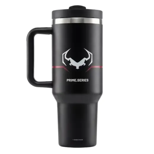 Diablo Burned Insulated Mug with Handle black