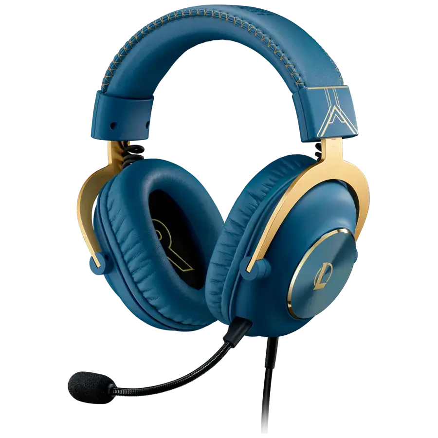 LOGITECH G PRO X LOL Wired Gaming Headset - Blue Mic - WAVE2 - USB DAC