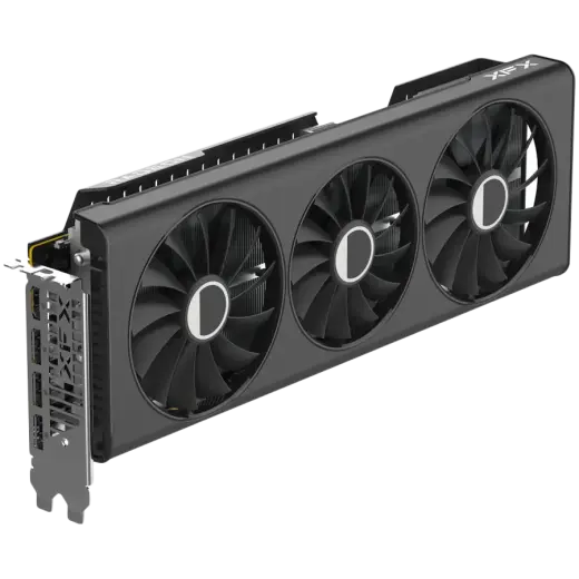 XFX AMD RX-7700XT QICK319 BLACK 12GB GDDR6 192bit, 2599 MHz / 18 Gbps, 3x DP, 1x HDMI, 3 fan, 2 slot
