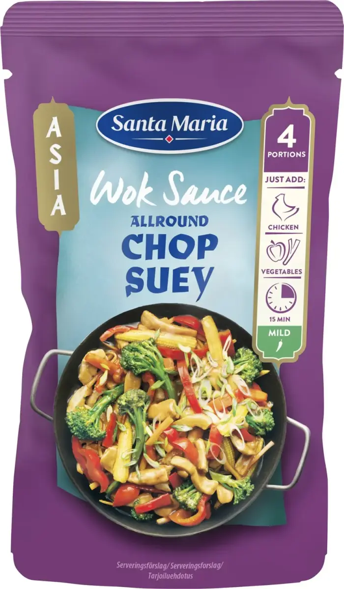 Vok mērce Allround Chop Suey 150g, Santa Maria
