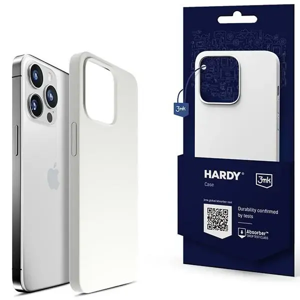 3MK Hardy Case iPhone 13 Pro Max 6,7" silver-white MagSafe