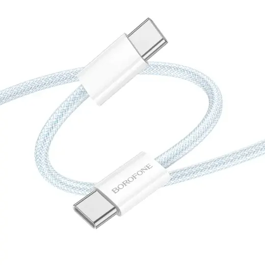 Borofone Cable BX103 Original - Type C to Typ C - 60W 3A 1 metre blue