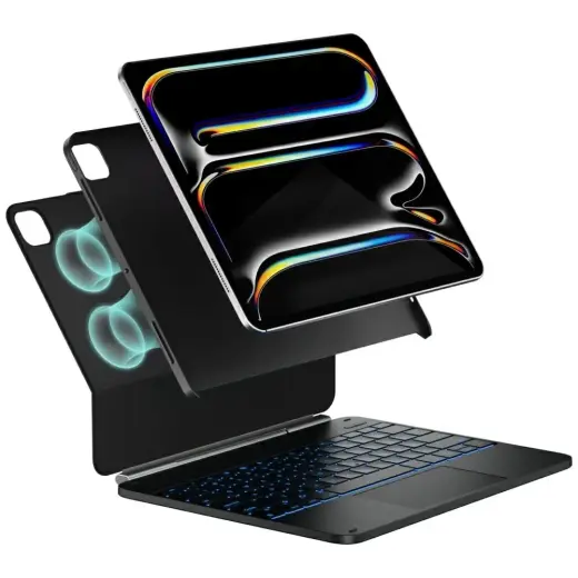 Case Typecase Edge + with keyboard for  iPad Pro 13" 2024/2025 carbon fiber