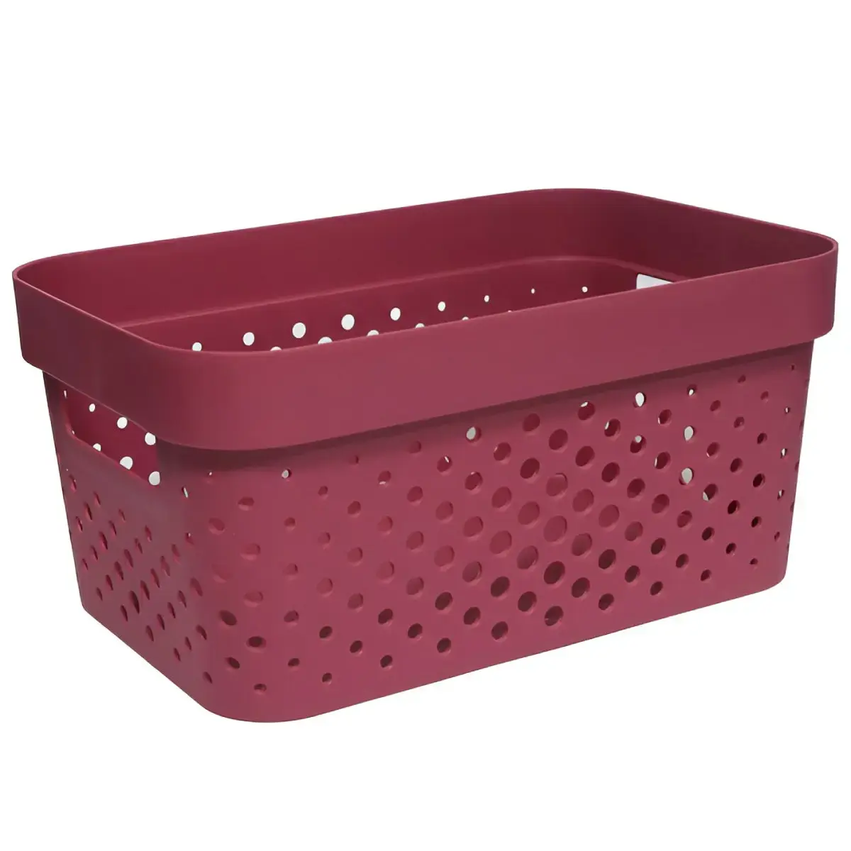 Basket Deny 25x17x12cm, red