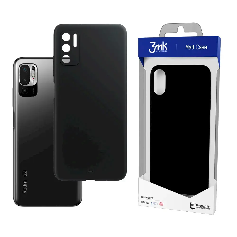 Xiaomi Redmi Note 10 5G - 3mk Matt Case black