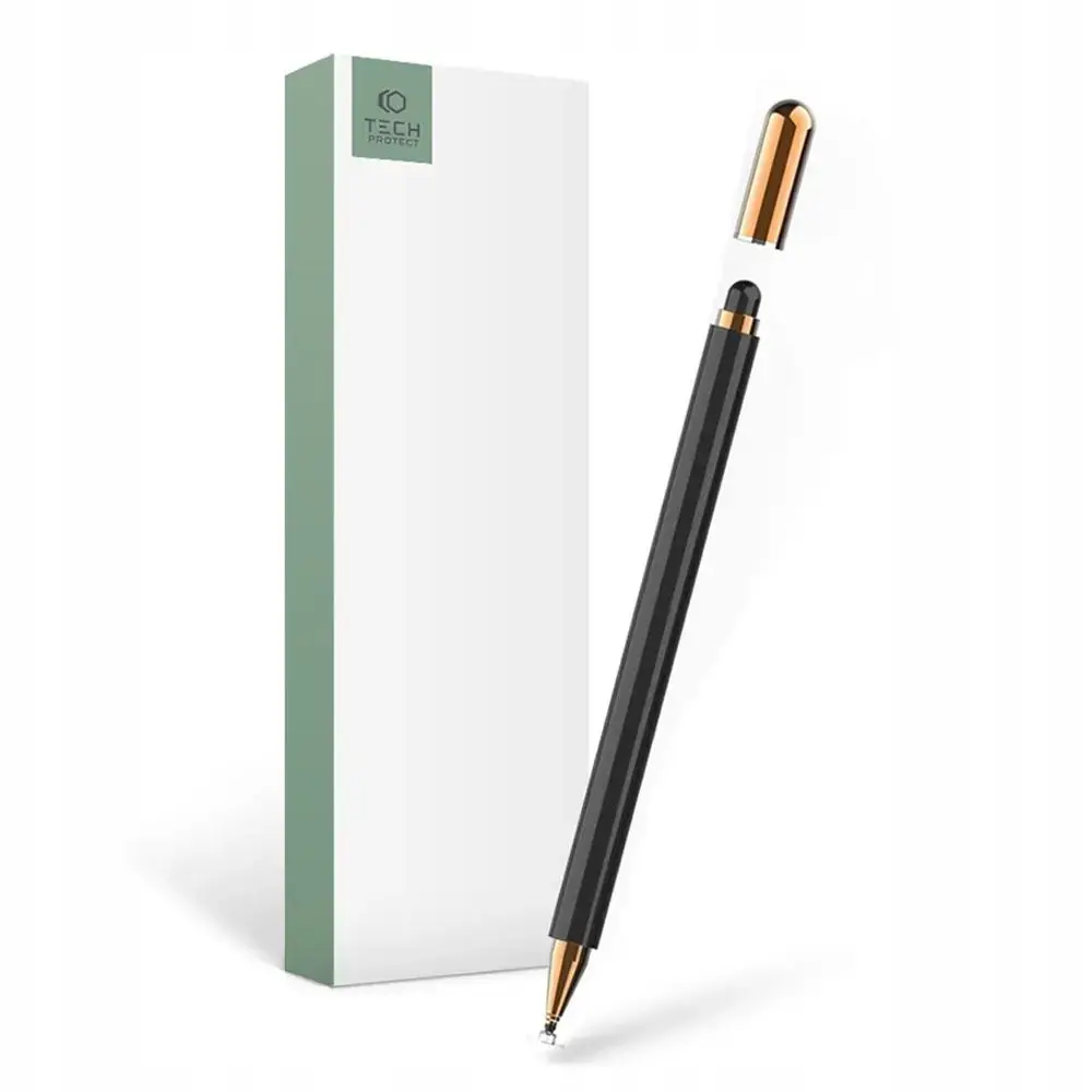 Tech-Protect Charm Stylus - black and gold