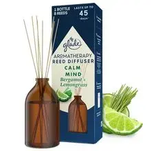 Glade Aromatherapy Reed Calm Mind Diffuser - Vonné tyčinky s vůní bergamotu a citronové trávy 80ml