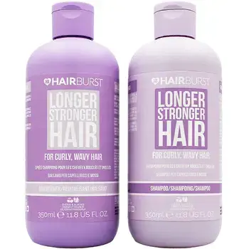Hairburst Longer Stronger Hair Curly Set 700ml