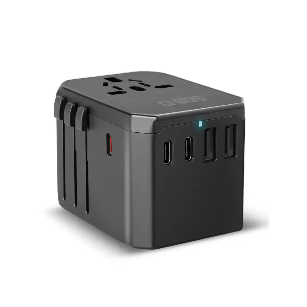 SBS World Travel tīkla lādētājs | 70W | GaN | USB-C, USB-A