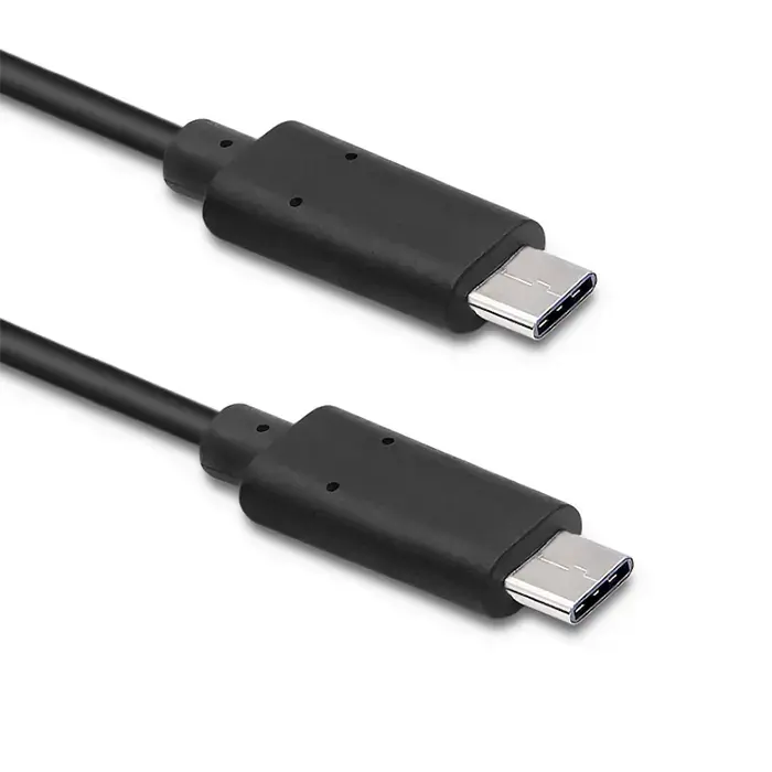 Qoltec datu pārraides un uzlādes vads | USB-C uz USB-C | 1m