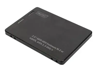 DIGITUS 2.5" SATA Festplattenadapter M.2 oder mSATA