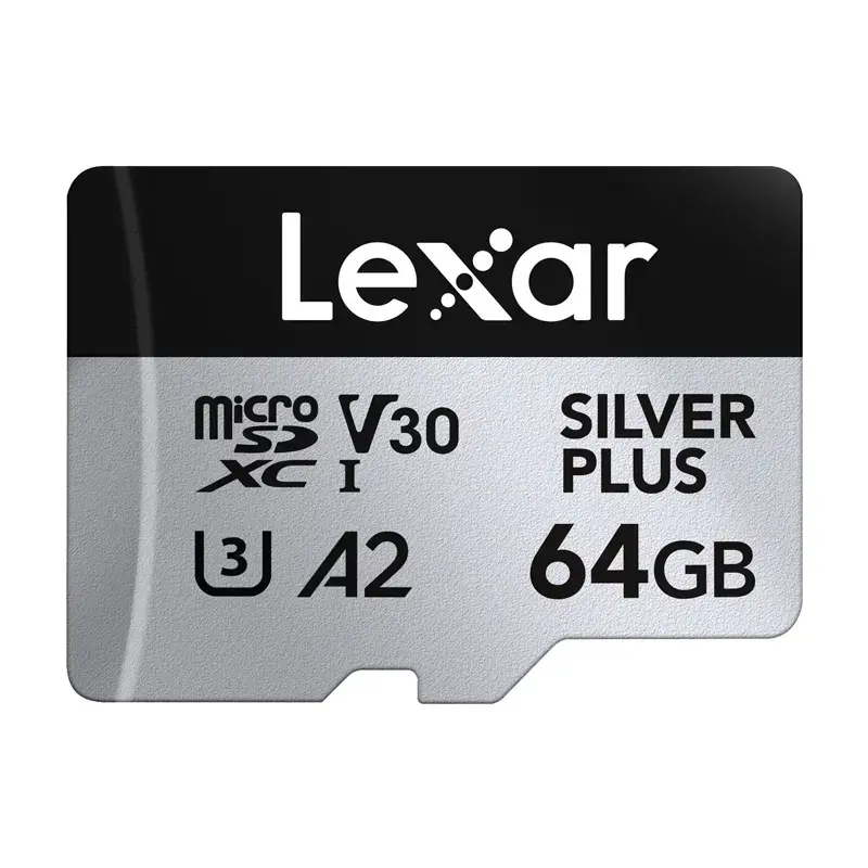 Karta pamięci Lexar High-Performance Silver Plus microSDXC 64GB + adapter