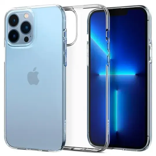 Case SPIGEN Liquid Crystal ACS03197 for Iphone 13 Pro Max - Crystal Clear