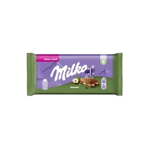 Milka chocolate with hazelnuts 45g